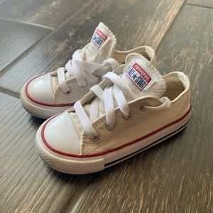 White toddler Converse Chuck Taylor All Stars